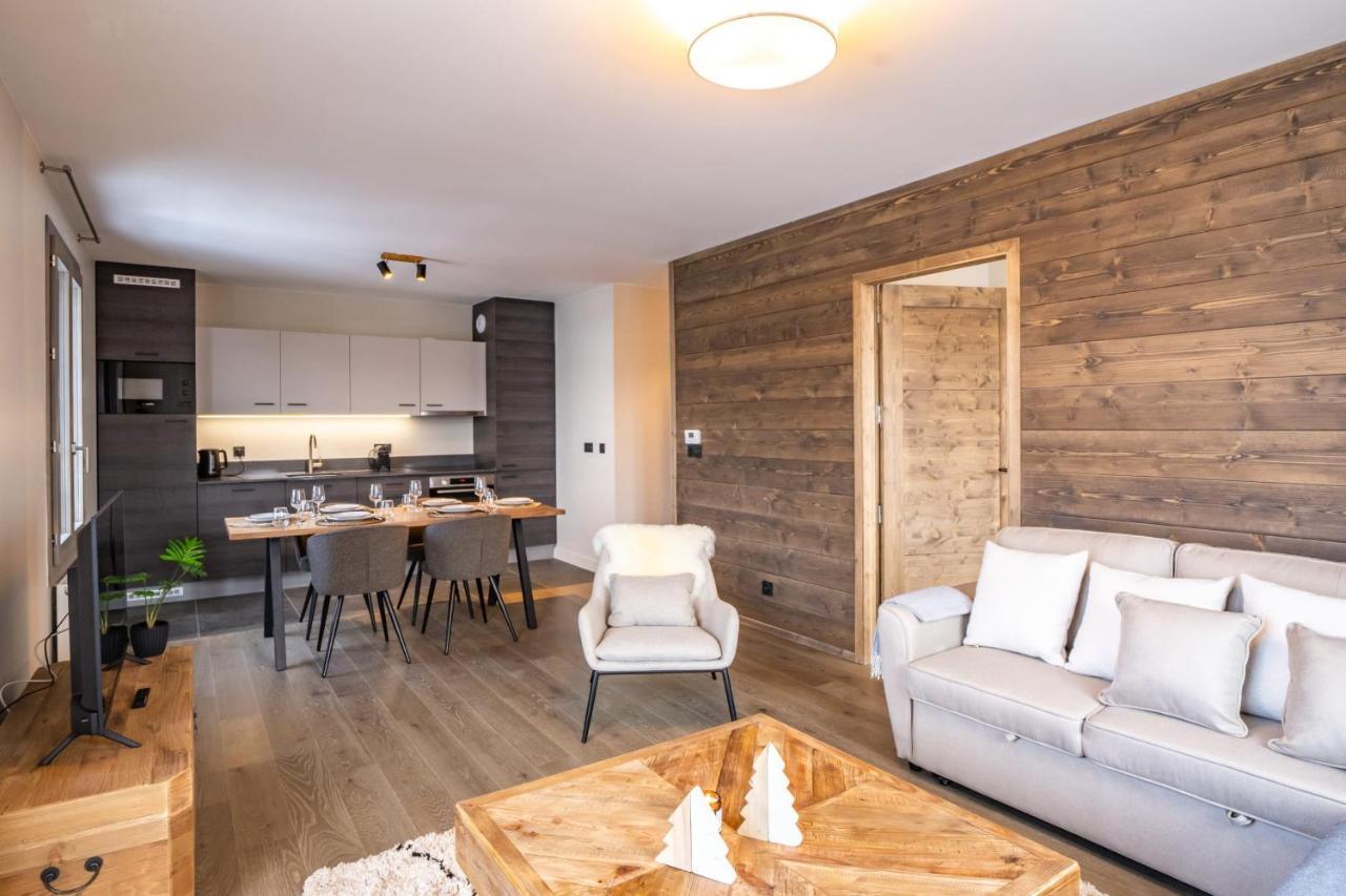 Perle Blanche - Brand New 2 Bedroom Apartment Perfectly Located Chamonix Luaran gambar