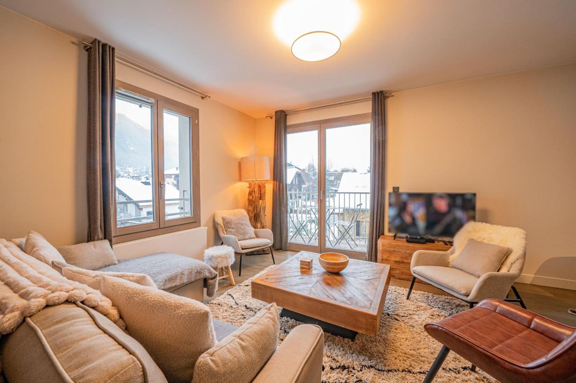 Perle Blanche - Brand New 2 Bedroom Apartment Perfectly Located Chamonix Luaran gambar